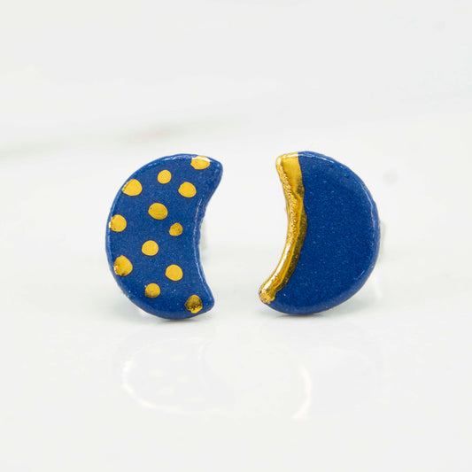 PORCELÁNOVÉ NÁUŠNICE "MESIAC"