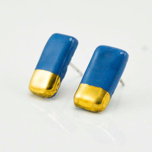 PORCELÁNOVÉ NÁUŠNICE "GOLDEN EDGE"