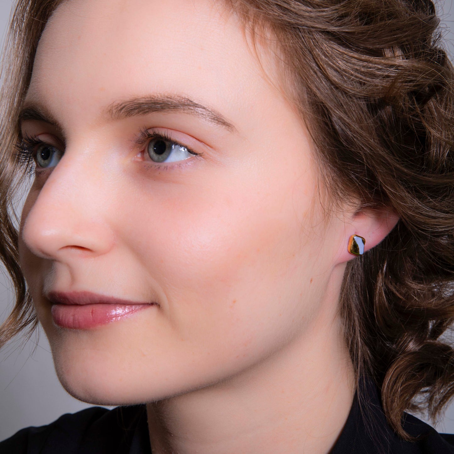 PORCELÁNOVÉ NÁUŠNICE "OCEAN GLAZE"