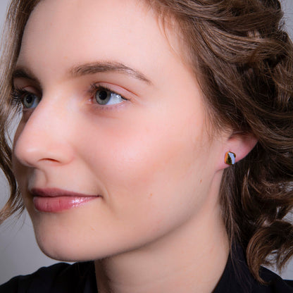 PORCELÁNOVÉ NÁUŠNICE "OCEAN GLAZE"