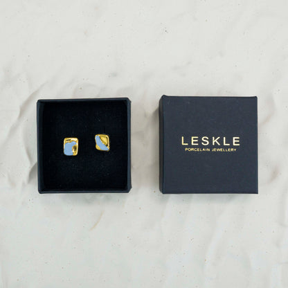 PORCELÁNOVÉ NÁUŠNICE "OCEAN GLAZE"