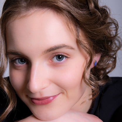 "GALAXY" PORCELAIN STUD EARRINGS