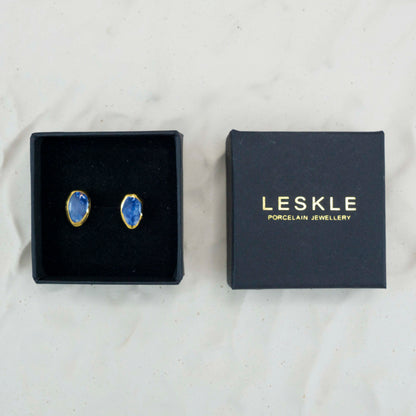 "GALAXY" PORCELAIN STUD EARRINGS